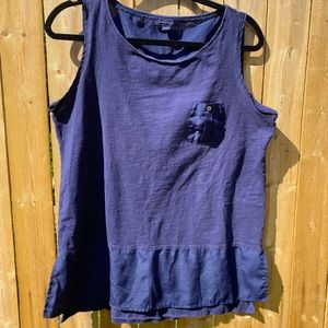 Blue tank top